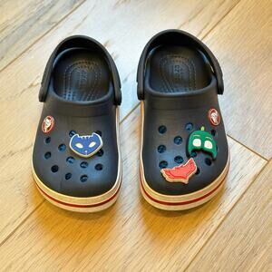 Kids Crocs Navy Blue with Croc Gems Toddler 
Size 8 Child